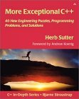 Cover of More Exceptional C++